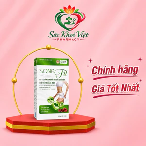 Viên Uống Giảm Cân Cấp Tốc SONA FIT Hỗ Trợ Giảm Béo Làm Đẹp Da Hộp 60 Viên( có che tên)