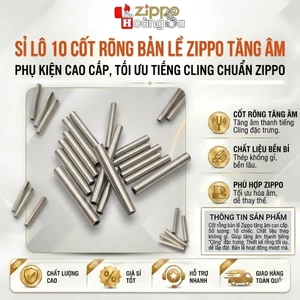 SỈ LÔ 10,20,50 CỐT RỖNG BẢN LỀ ZIPPO TĂNG ÂM
