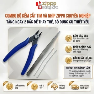 combo kềm cắt tim+ nhíp+ 2 sợi tim