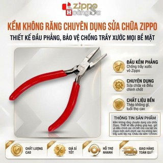 Kềm Không Răng Chuyên Dụng Sửa Chữa Zippo - Dụng Cụ Hỗ Trợ Đắc Lực