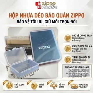 ( hoả tốc) 5 hộp nhựa bảo quản zippo