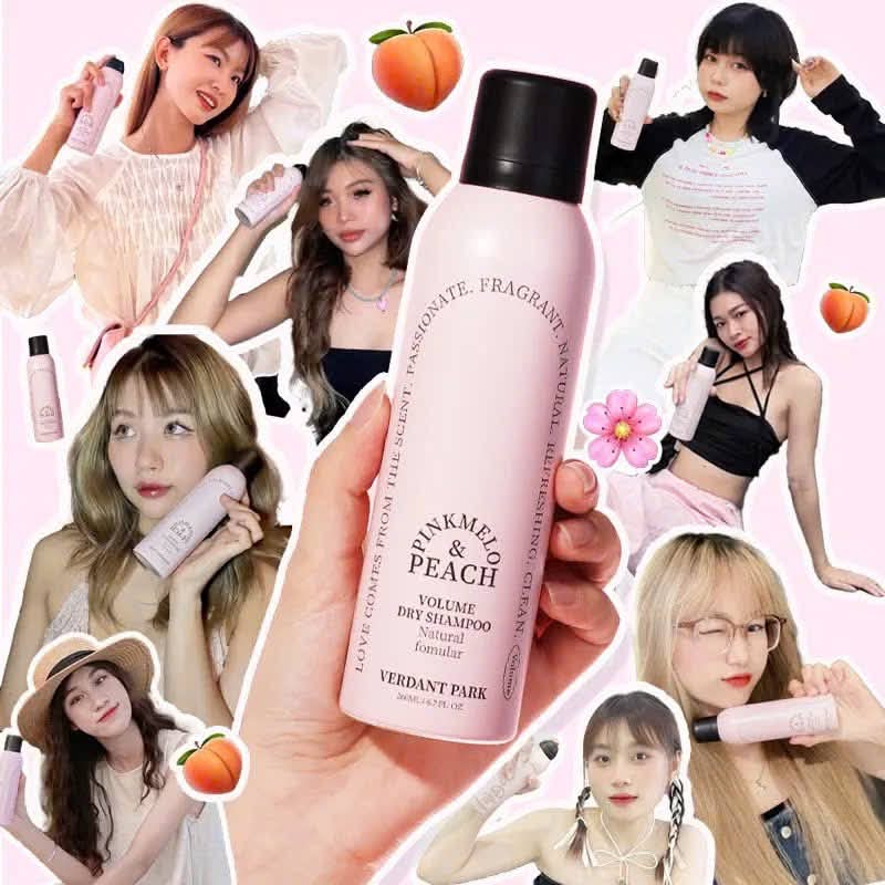 [200ml] Xịt gội khô giúp phồng chân tóc VERDANT PARK - Hồng