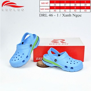 (Đặt tăng 1 size+Tặng Charm ngẫu nhiên) Dép sục REDLEO RL46, dép đúc nam nữ EVA êm mềm nhẹ