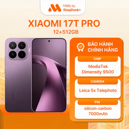 Điện thoại Xiaomi 17T Pro 12+256GB |12+ 512GB Bảo Hành Chính Hãng
