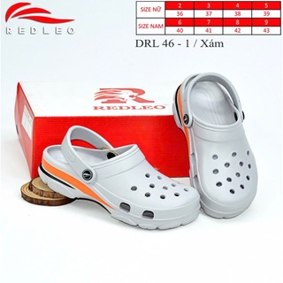 (Đặt tăng 1 size+Tặng Charm ngẫu nhiên) Dép sục REDLEO RL46, dép đúc nam nữ EVA êm mềm nhẹ