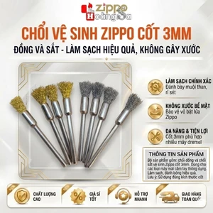 chổi đồng , chổi sắt vệ sinh ruột zippo