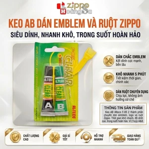 Keo AB dán emblem tỉ lệ 1:1