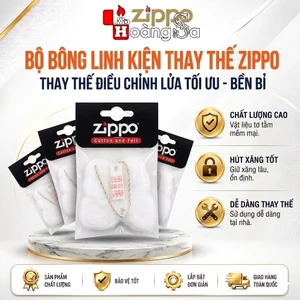 Bông linh kiện thay thế cho zippo giữ nhiên liệu 5 tới 7 ngày