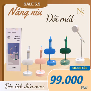 Đèn gấp gọn tích điện hỗ trợ bảo vệ mắt mini