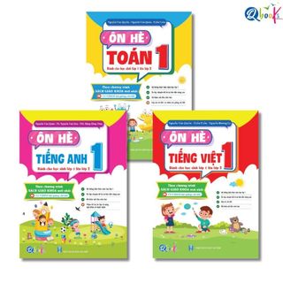 Sách - Ôn Hè Toán Và Tiếng Việt, Tiếng Anh Lớp 1 Dành Cho Học Sinh Lớp 1 Lên Lớp 2