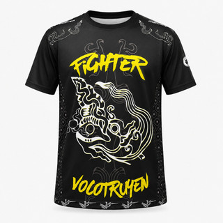Áo Võ Cổ Truyền - Áo Thun Võ Cổ Truyền Fighter V01, VOCOTRUYEN Việt Nam, Con Rồng Thời Lý