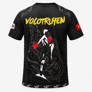 Áo Võ Cổ Truyền - Áo Thun Võ Cổ Truyền Fighter V01, VOCOTRUYEN Việt Nam, Con Rồng Thời Lý