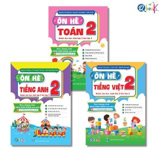 Sách - Ôn Hè Toán Và Tiếng Việt, Tiếng Anh Lớp 2 Dành Cho Học Sinh Lớp 2 Lên Lớp 3