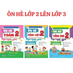Sách - Ôn Hè Toán Và Tiếng Việt, Tiếng Anh Lớp 2 Dành Cho Học Sinh Lớp 2 Lên Lớp 3