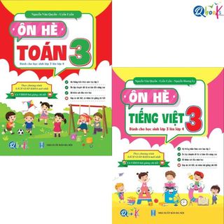 Sách - Ôn Hè Toán 3 Và Tiếng Việt Lớp 3 , Tiếng Anh 3 - Dành Cho Học Sinh Lớp 3 Chuẩn Bị Lên Lớp 4
