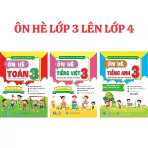 Sách - Ôn Hè Toán 3 Và Tiếng Việt Lớp 3 , Tiếng Anh 3 - Dành Cho Học Sinh Lớp 3 Chuẩn Bị Lên Lớp 4
