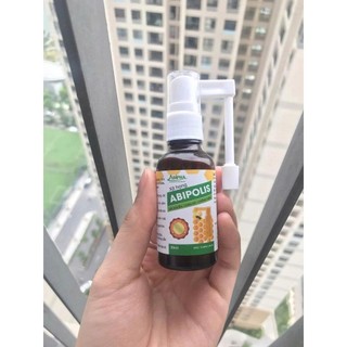 Xịt Họng Chiết Xuất Keo Ong ABIPOLIS - Giảm Ho, Không Lo Đau Họng, Nhiệt Miệng Lọ 15ml