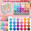 Bộ 264 hạt màu, dễ ủi, thích hợp cho nghệ thuật pixel, DIY và thủ công, bao gồm hộp đựng và vải ủi.