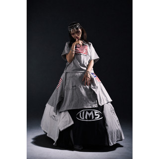 Áo Thun Màu Xám Lá Cờ Mĩ Lớn Chất Liệu Cotton Form Boxy Phong Cách Streetwear Local Brand Việt Nam UMS