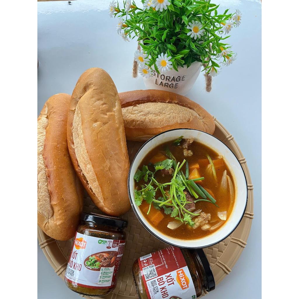 COMBO 2 HŨ 220GRAM Sốt Gia Vị Bò Kho HiXOT, gia vị nấu bò kho, bò sốt vang, NẤU CHAY MẶN