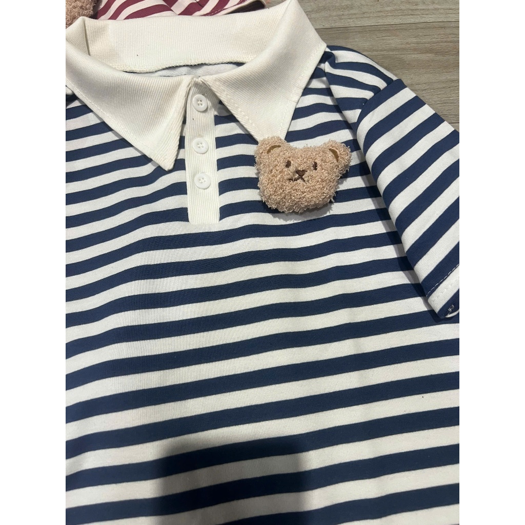 [GIẢM 82% tặng cham cute]Áo polo kẻ ngang from vừa mẫu mới ngoan xinh yêu chất coton mịn hottrend  2026