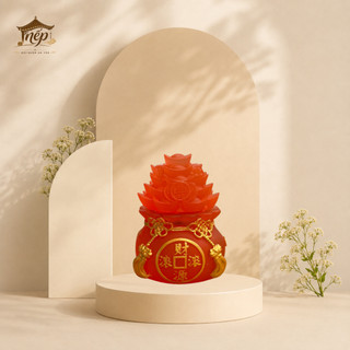 [Hàng tặng không bán] Ngẫu nhiên 1 Hũ Muối Gạo Tài Lộc Chiêu Tài May Mắn Cao 7cm