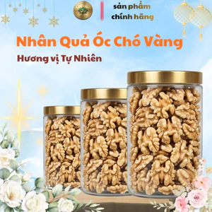 Nhân quả óc chó vàng ăn liền thơn ngon nhân sống nhân chín ăn tốt cho sức khoẻ tiện lợi