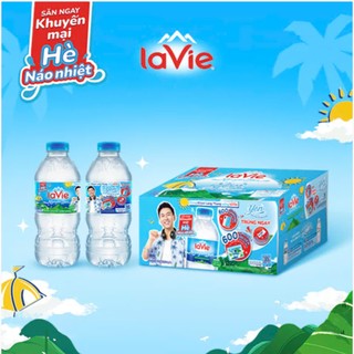 [Hỏa Tốc] Thùng 24 Chai Nước Khoáng Thiên Nhiên La Vie 350ml - nguyên bản