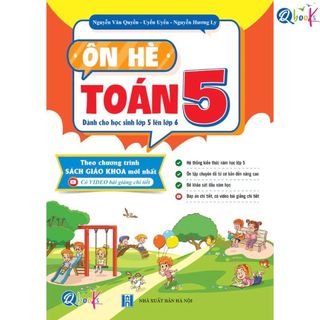 Sách - Ôn Hè Toán Và Tiếng Việt, Tiếng Anh Lớp 5 ,Dành Cho Học Sinh Lớp 5 Lên Lớp 6