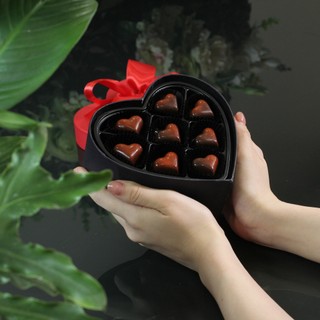 Socola Hộp Quà Antcholat Heart Whisper Chocolate S01 8 Trái Tim Đắng Dịu Tan Mượt Quà Tặng cao cấp