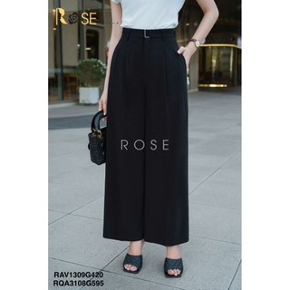 (Sẵn) RQA 3107 + 08  Quần dài nữ Rose dáng suông. Chất vải nữ hoàng cao cấp