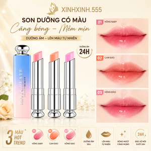 Son dưỡng môi,lâu trôi,dưỡng ẩm,giảm nếp nhăn,chống khô,nứt môi,cấp ẩm chuyên sâu,mềm mịn,chống nắng,ủ môi cho bà bầu.
