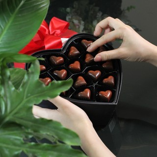 Socola Hộp Quà Antcholat Heart Whisper Chocolate S03 16 Trái Tim Đắng Dịu Tan Mượt Quà Tặng cao cấp