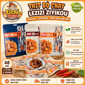 Thịt bò chay gói 150g khổng lồ (THỊT BÒ CHAY- TIỂU HỔ SIÊU CAY KIỂU HÀN BÒ CHAY ĐẬU TƯƠNG
