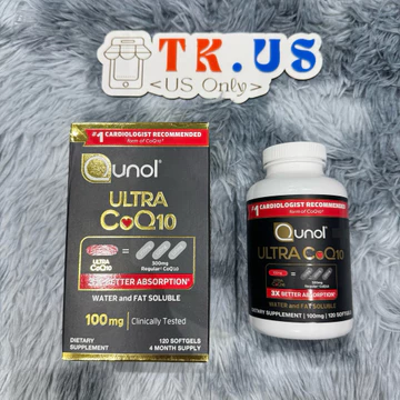 [Hoả Tốc + Hàng Mỹ] Viên uống Qunol Ultra CoQ10 100mg Hỗ Trợ Tim Mạch (120 - 150 Viên)