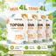 Nước giặt TopGia 3in1 Túi 2L Hương Huyền Diệu, Làm Sạch Vết Bẩn, Lưu Hương 72h
