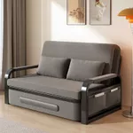 Sofa Giường Thông Minh Gấp Gọn Thành Ghế Đa Năng Có Hộc Để Đồ Kèm Nệm Và 2 Gối, Giường Sofa Hiện Đại Gấp Gọn Thành Ghế — ảnh 3