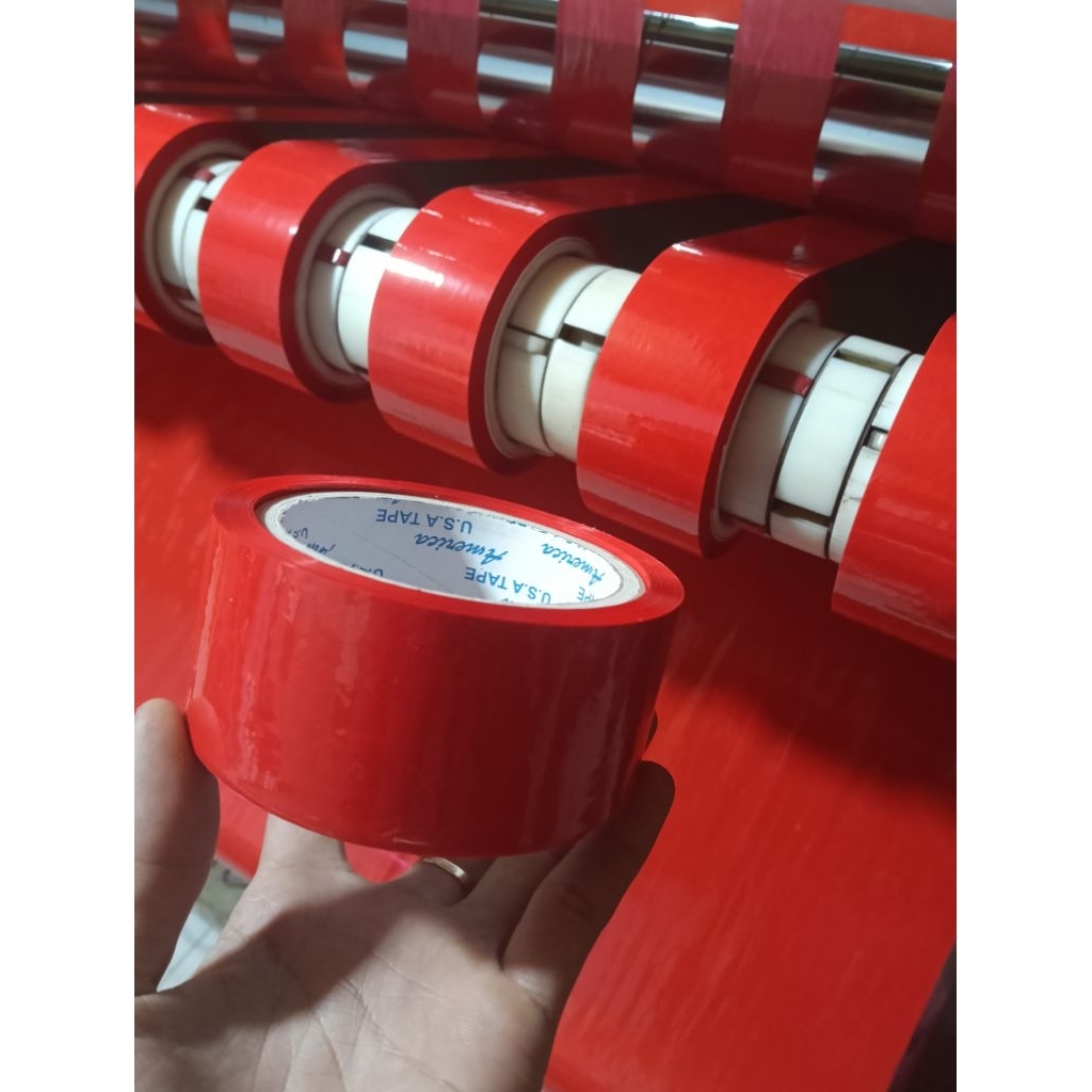 Băng Keo Màu 100Y 1.1Kg Đỏ - Vàng - Xanh Lá - Xanh Dương Dán Thùng, Đóng Gói Hàng Hóa.
