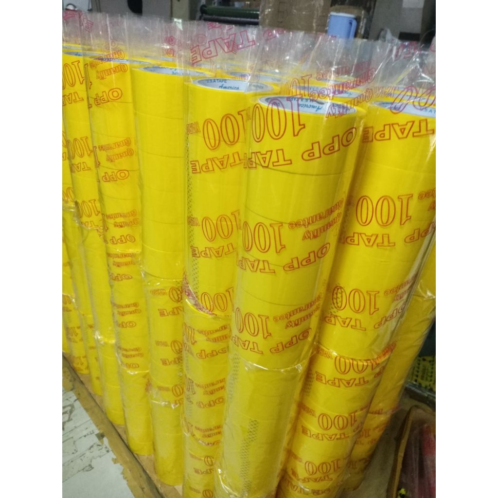 Băng Keo Màu 100Y 1.1Kg Đỏ - Vàng - Xanh Lá - Xanh Dương Dán Thùng, Đóng Gói Hàng Hóa.