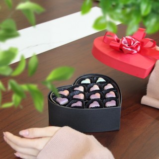 Socola Hộp Quà Antcholat Tender Whisper Chocolate S02 13 Trái Tim pastel đắng dịu Quà Tặng cao cấp