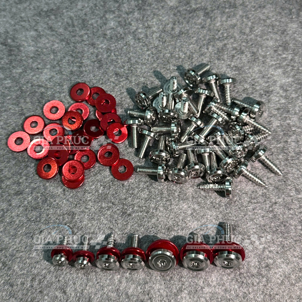 Ốc Dàn Áo SALAYA INOX 304 4Li Nhuyễn, 4Li Xoắn, 5Li Nhuyễn, 5Li Xoắn, 6Li10, 6Li15, 6Li 20 [KÈM LĐ ĐỎ]