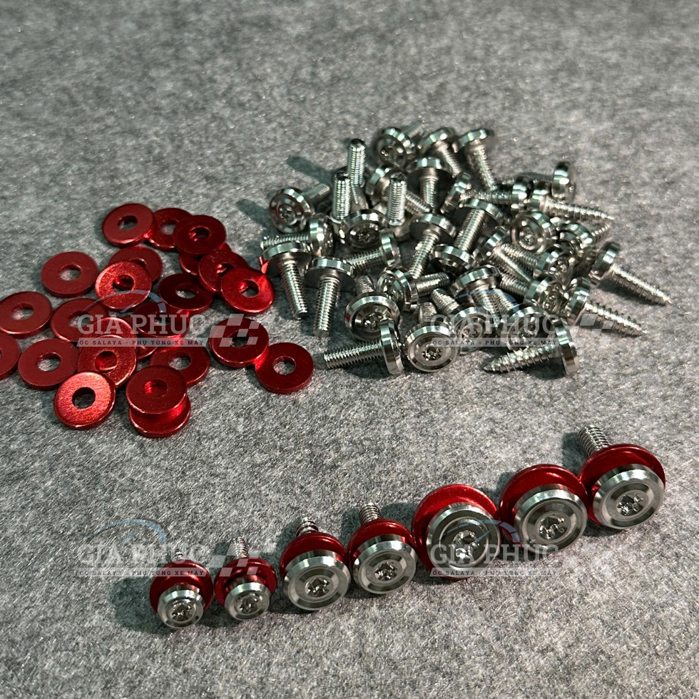 Ốc Dàn Áo SALAYA INOX 304 4Li Nhuyễn, 4Li Xoắn, 5Li Nhuyễn, 5Li Xoắn, 6Li10, 6Li15, 6Li 20 [KÈM LĐ ĐỎ]