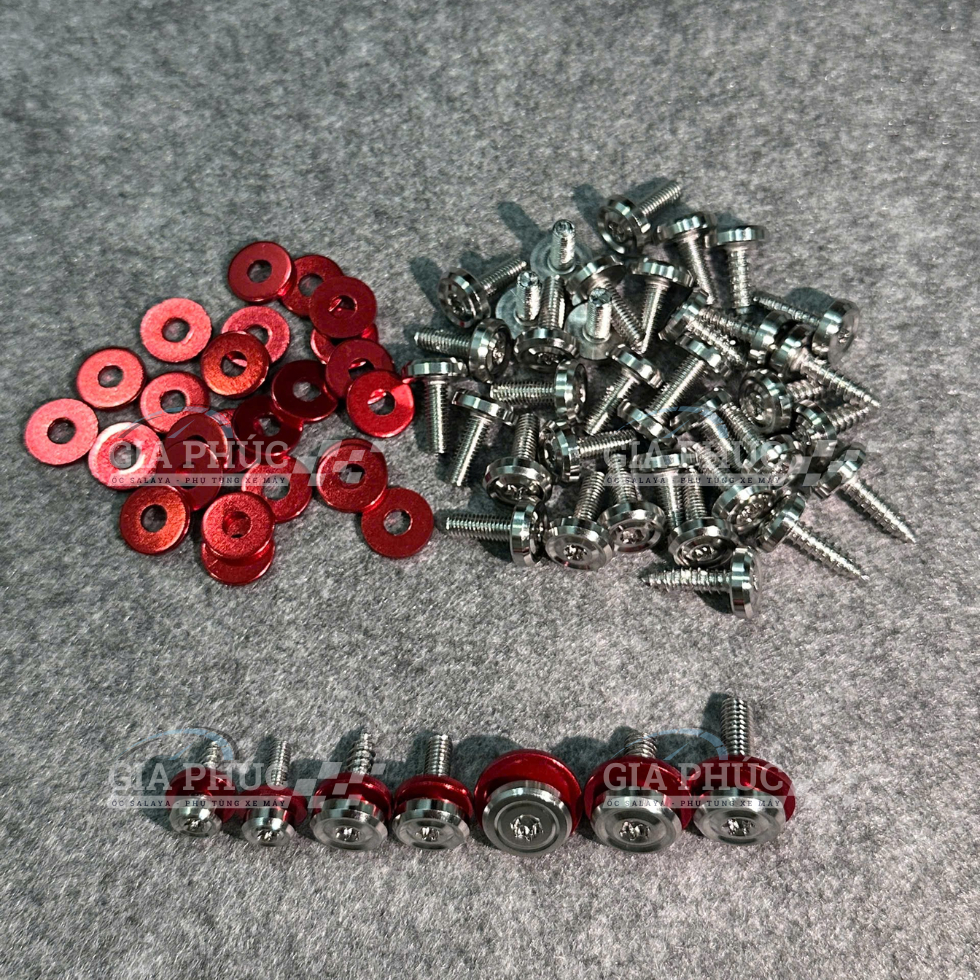 Ốc Dàn Áo SALAYA INOX 304 4Li Nhuyễn, 4Li Xoắn, 5Li Nhuyễn, 5Li Xoắn, 6Li10, 6Li15, 6Li 20 [KÈM LĐ ĐỎ]