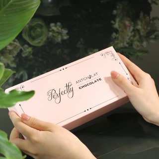 Socola Hộp Quà Antcholat Perfectly Chocolate S02 10 Trái Tim Pastel đắng dịu tan mượt Quà Tặng