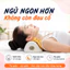 Gối massage cổ vai gáy JUSTFIT tại nhà công thái học, giúp kéo dãn đốt sống cổ, thư giãn vai gáy