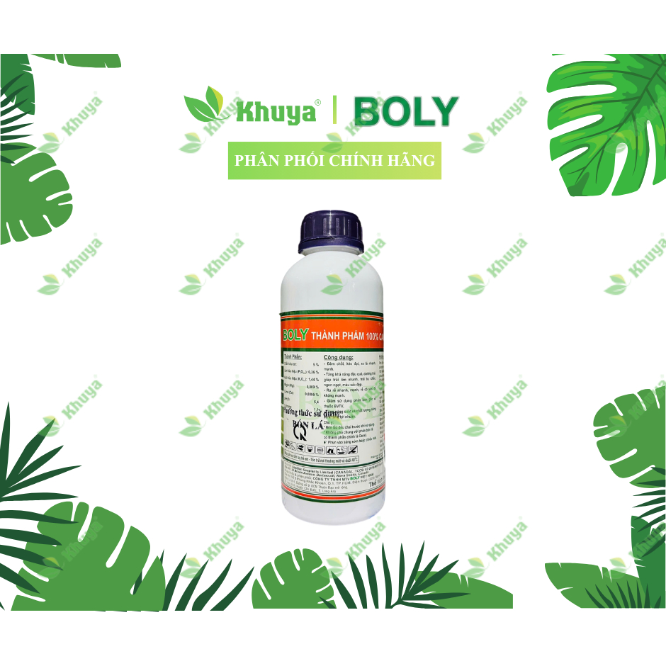 Phân bón lá Boly Halifax Rong Biển Canada ĐÂM CHỒI - KÉO ĐỌT - DƯỠNG CÂY