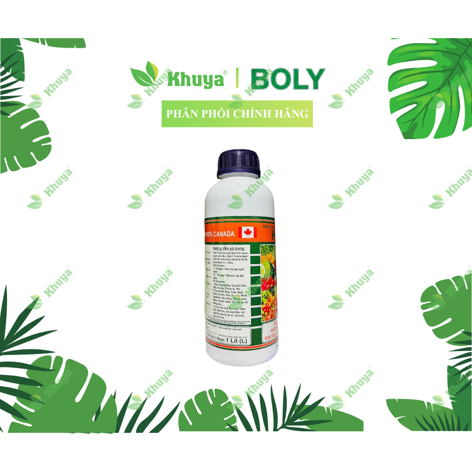 Phân bón lá Boly Halifax Rong Biển Canada ĐÂM CHỒI - KÉO ĐỌT - DƯỠNG CÂY