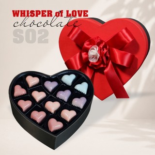 Socola Hộp Quà Antcholat Whisper of Love S02 13 Trái Tim Pastel đắng dịu tan mượt Quà Tặng cao cấp