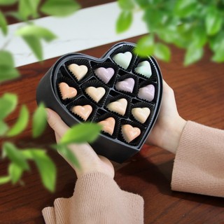 Socola Hộp Quà Antcholat Whisper of Love S02 13 Trái Tim Pastel đắng dịu tan mượt Quà Tặng cao cấp