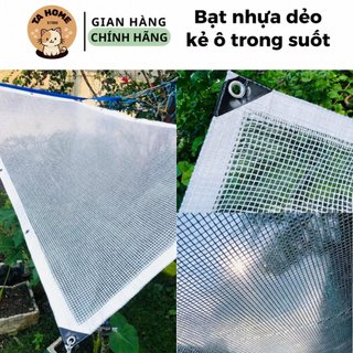 Bạt Che Mưa Trong Suốt PVC Cao Cấp - Bạt Lấy Sáng Che Mái Hiên Ban Công, Sân Thượng, Chống Nắng Chống Mưa Bền 6-7 Năm
